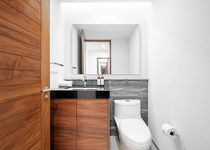 Casa de férias Redesigned 1br In Polanco - Pool Gym - Padel
