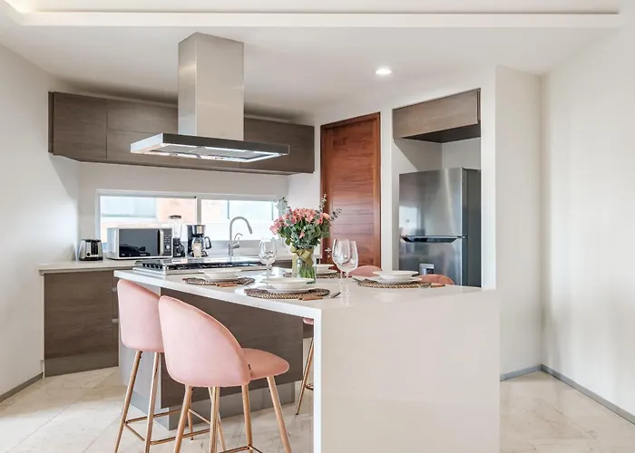 Casa de férias Redesigned 1br In Polanco - Pool Gym - Padel