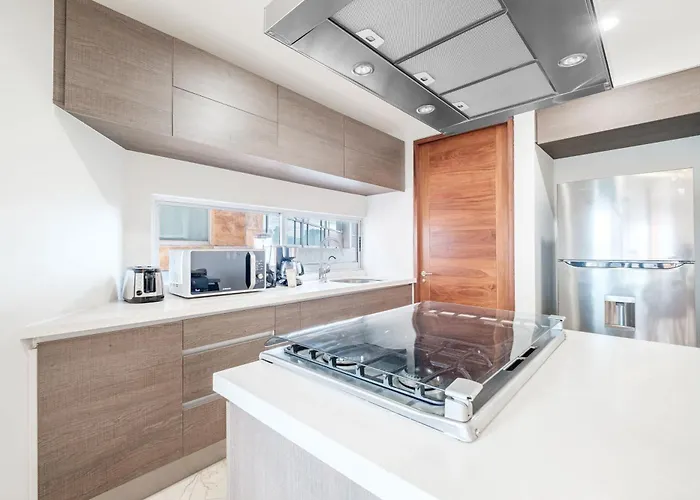 Casa de férias Redesigned 1br In Polanco - Pool Gym - Padel